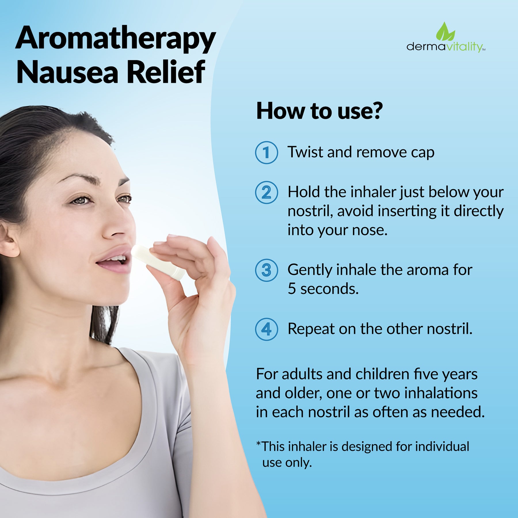 Aromatherapy Inhaler for Chemo Induced Nausea