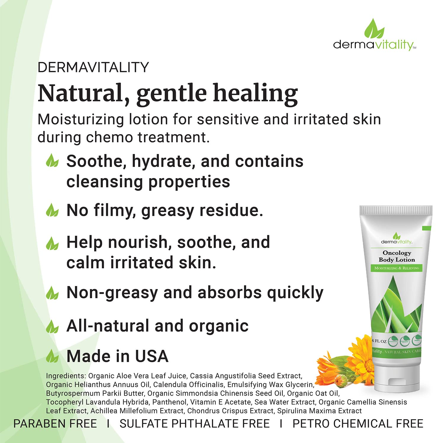 Paquete de apoyo para el cuidado de la piel Dermavitality Chemo