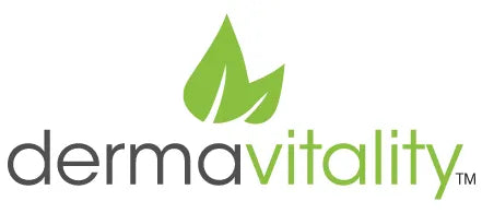 Dermavitality brand logo symbolizing nurse-guided, fragrance-free skincare designed to support skin comfort and hydration during cancer treatment.