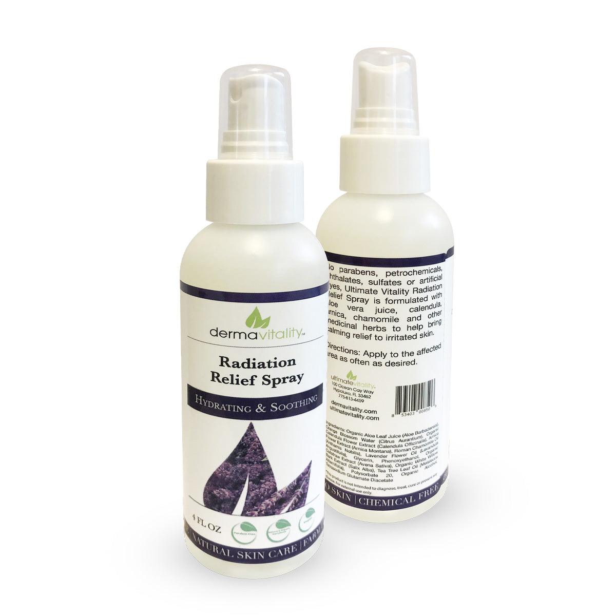dermavitality all natural radiation relief spray
