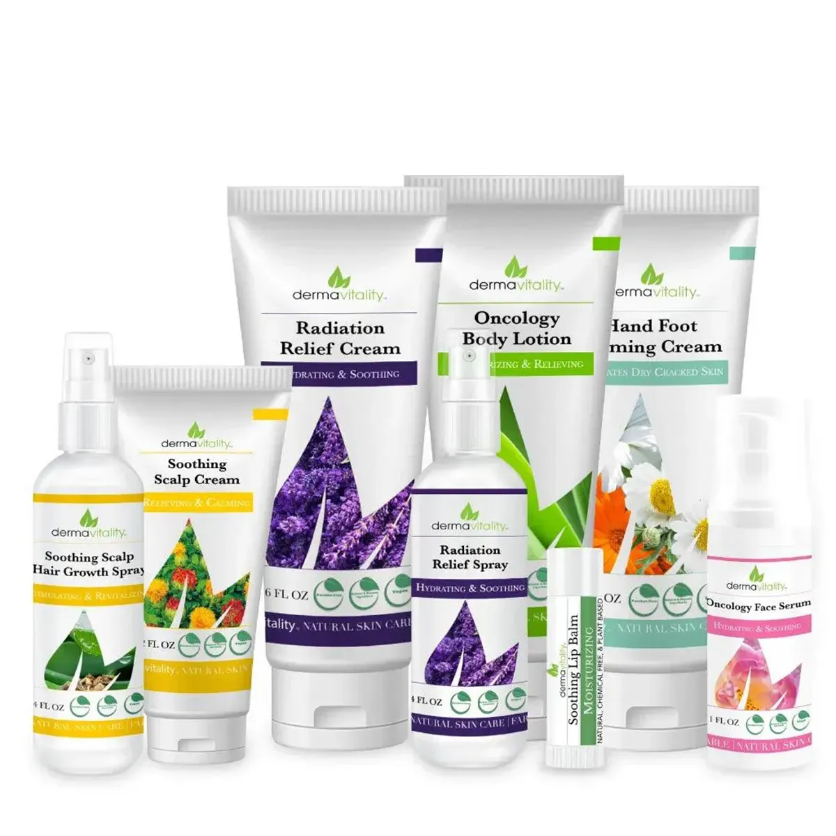 Dermavitality Complete Skincare Gift Set for Chemotherapy & Radiation Support - Lavender
