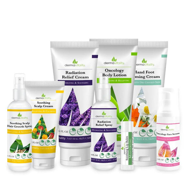 Oncology Lotion for Chemotherapy and Radiation Patients Skin Support Bundle - Dermavitality