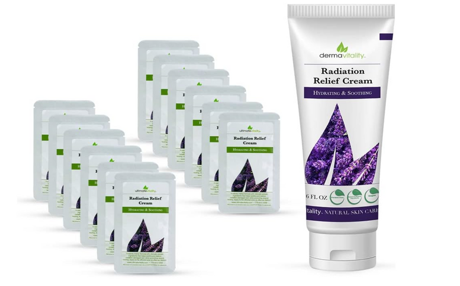 Radiation Burn Cream 6 Ounce Travel Pack Combo – Natural, Organic Radiation Burn Cream, Paraben, Sulfate, Pthalate and Petro Chemical Free