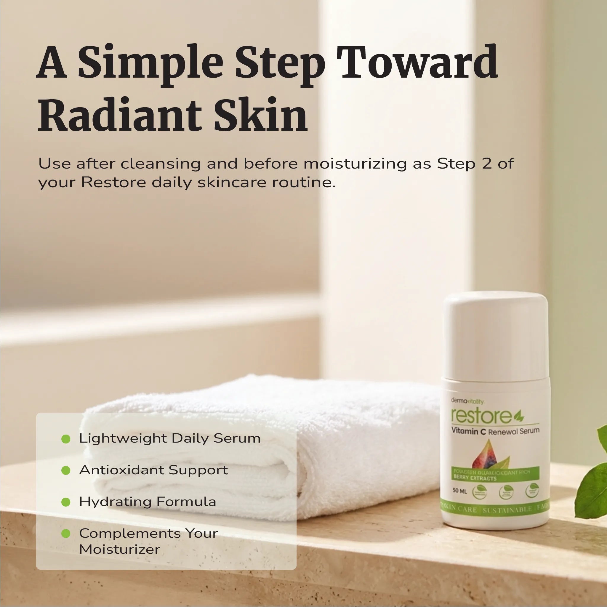 Sérum Renovador con Vitamina C