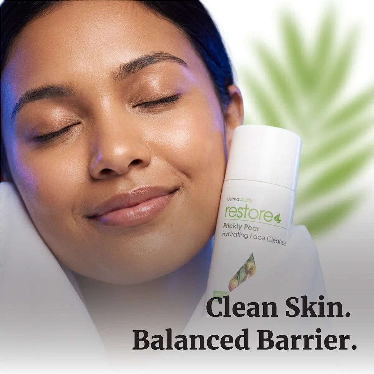 Limpiador facial hidratante de nopal
