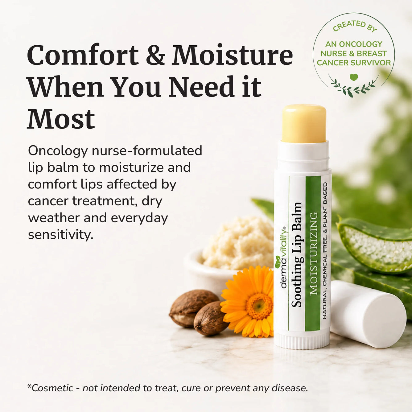 Best Lip Balm for Chemo Patients- Organic & Oncology-Safe