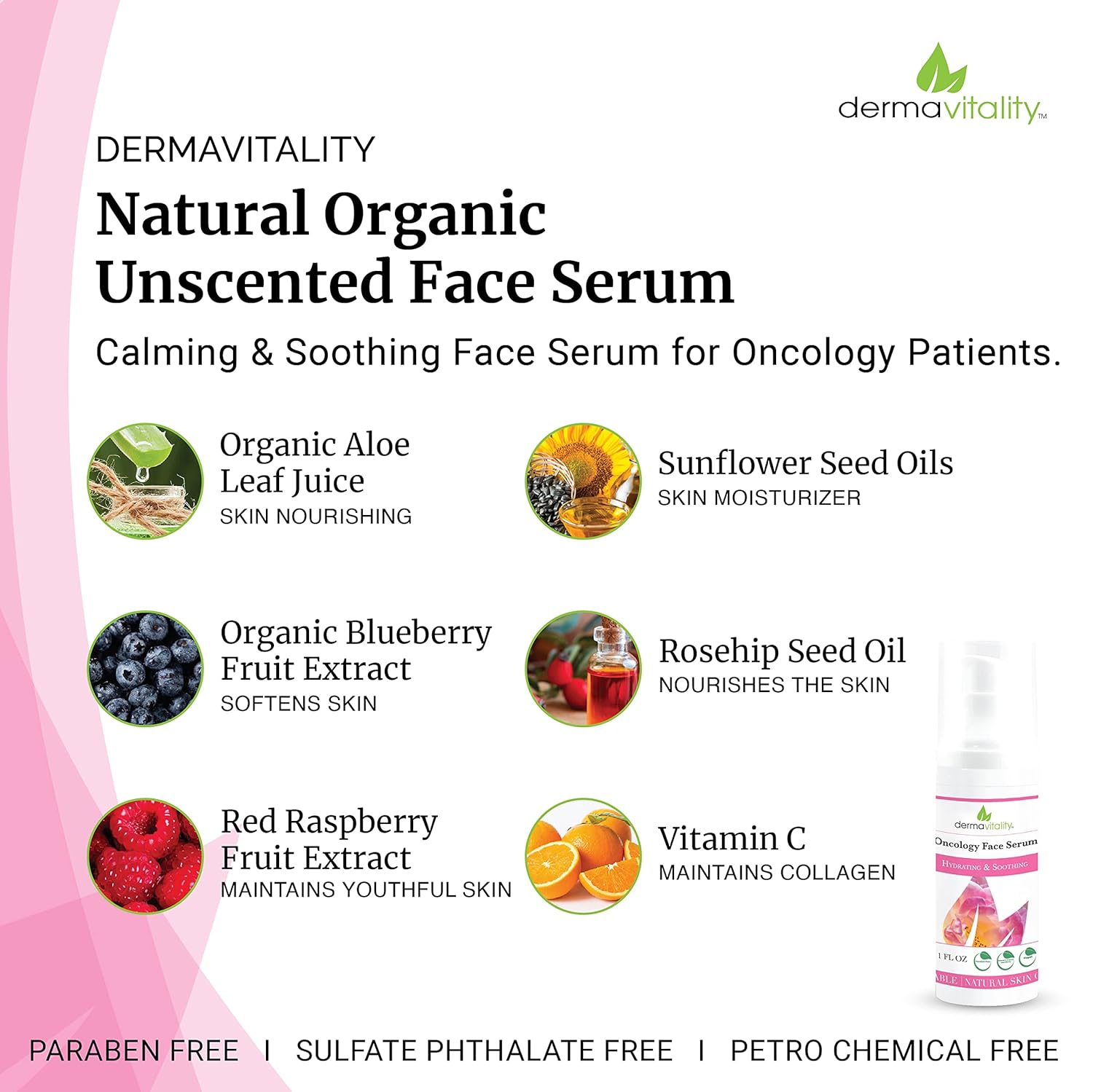 Paquete de apoyo para el cuidado de la piel Dermavitality Chemo