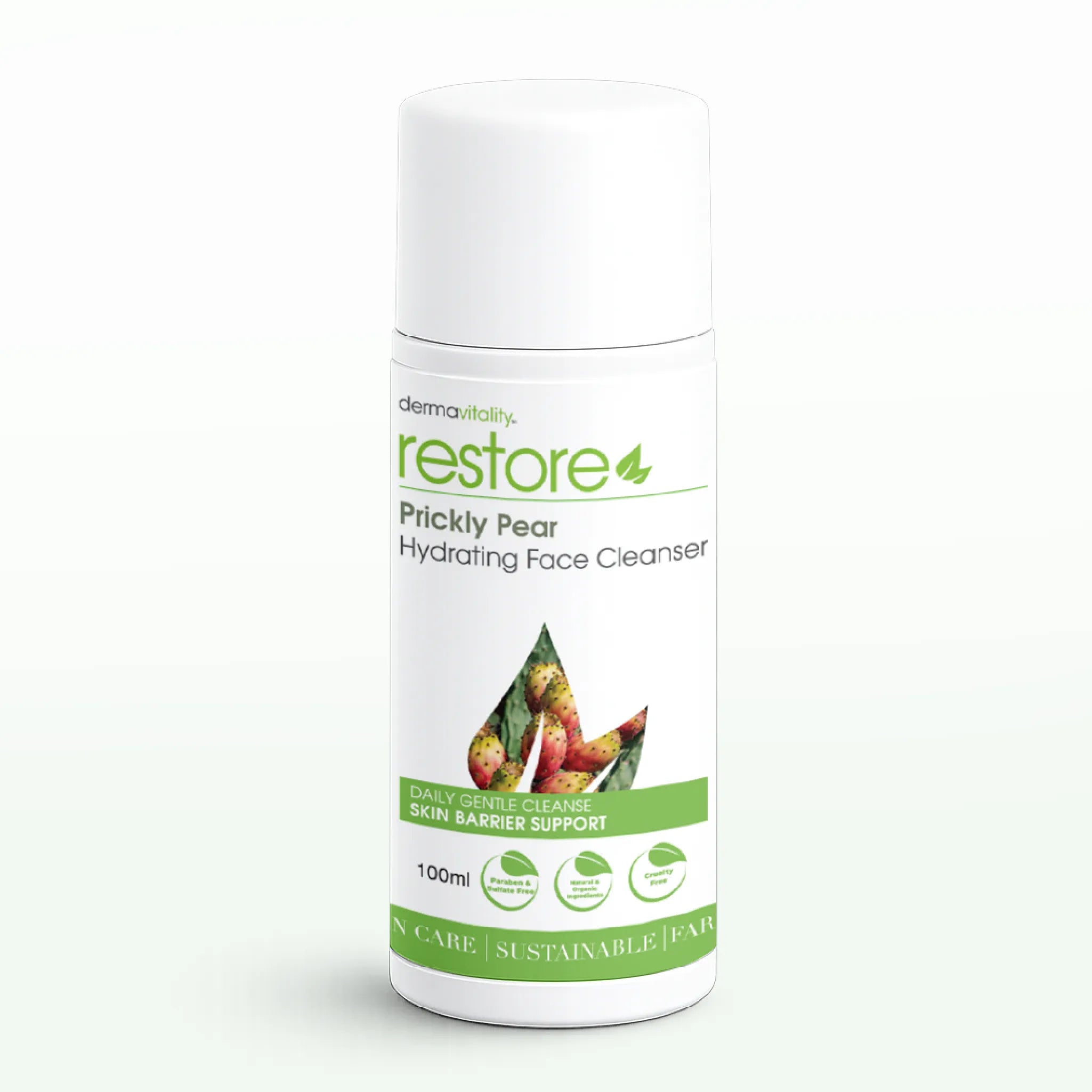 Limpiador facial hidratante de nopal