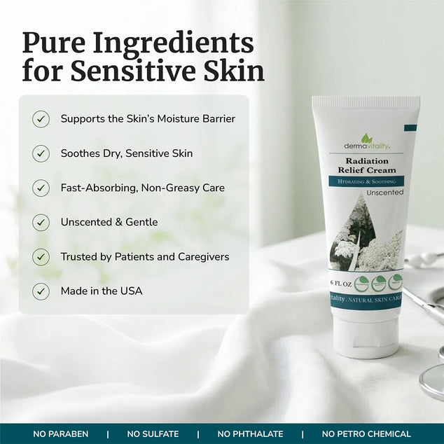 Best Calendula Cream for Radiation Burns- Organic Unscented Radiation Relief Cream