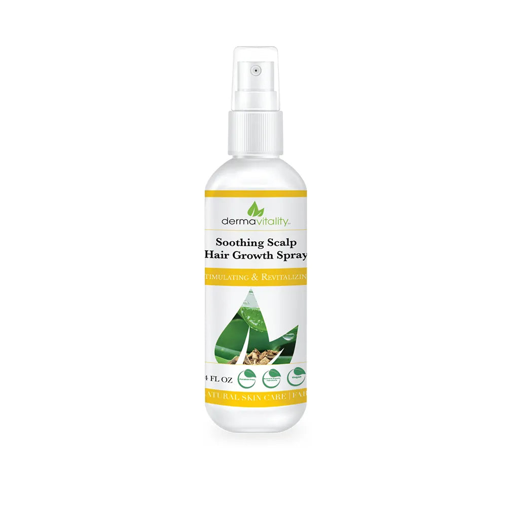 Spray para el crecimiento del cabello - Fórmula calmante para el cuero cabelludo
