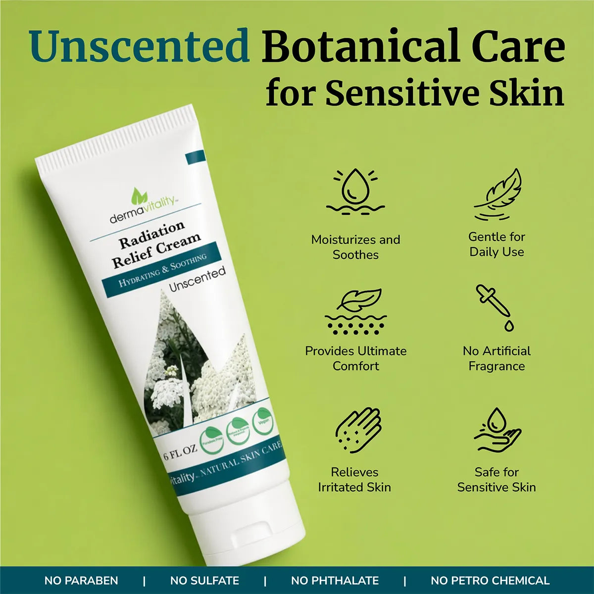 Best Calendula Cream for Radiation Burns- Organic Unscented Radiation Relief Cream