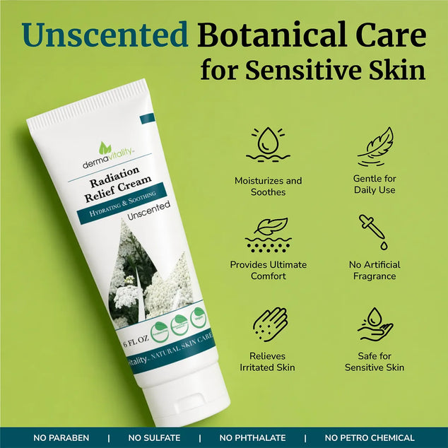 Best Calendula Cream for Radiation Burns- Organic Unscented Radiation Relief Cream