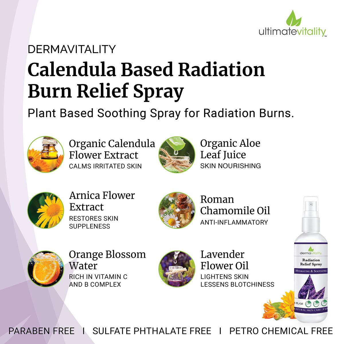 calendula based radiation relief spray