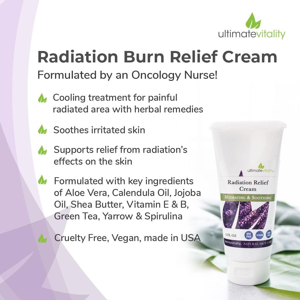 Radiation Burn Cream Calendula Spray for Radiation Therapy Patients - Dermavitality